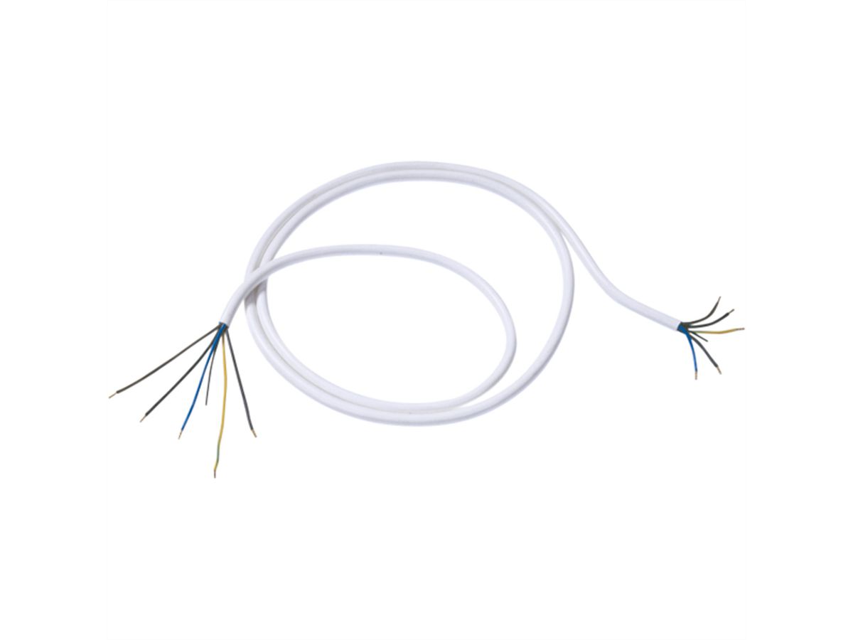 BACHMANN cooker cable 1.5 m white 5G1.50AE, H/AEH H05VV-F 5G1.50 Separately packaged