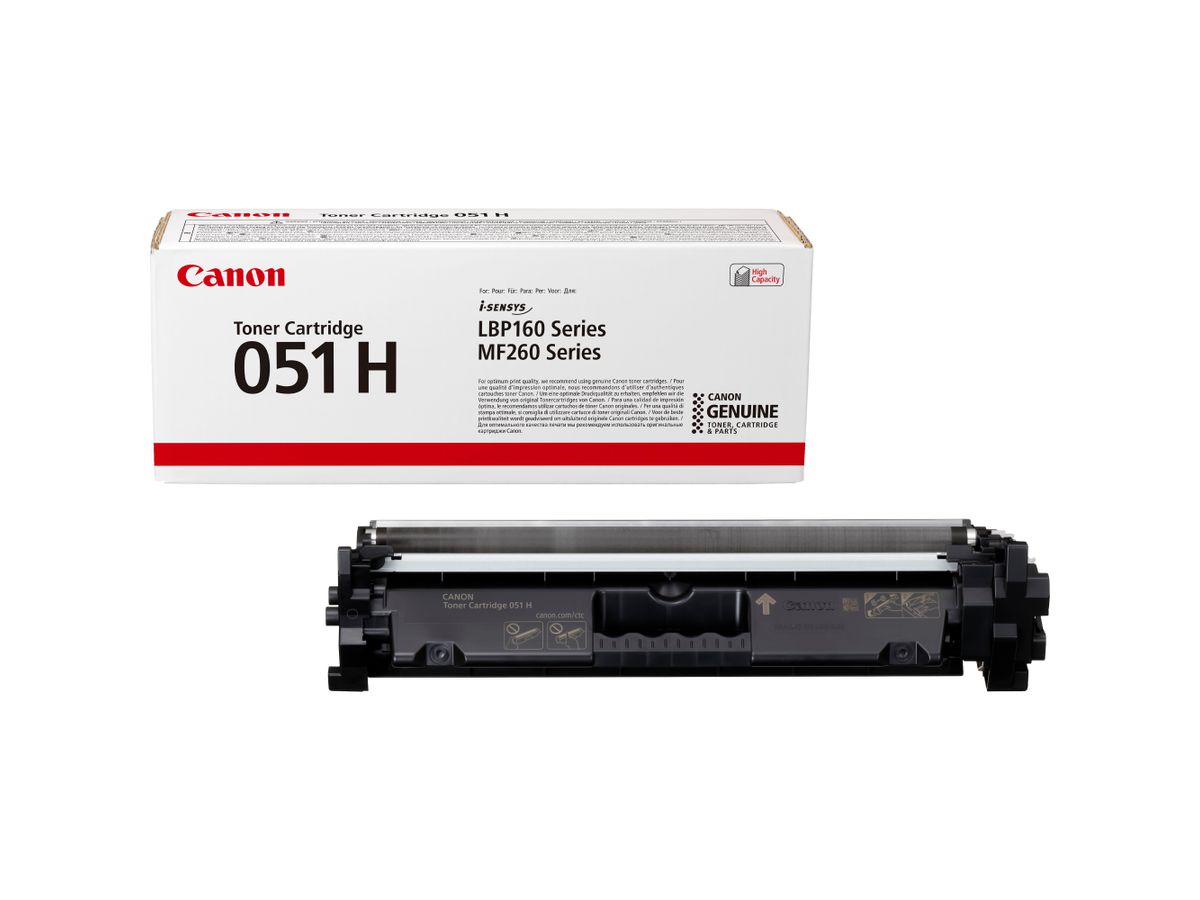 Canon 051H High Yield Toner Cartridge, Black