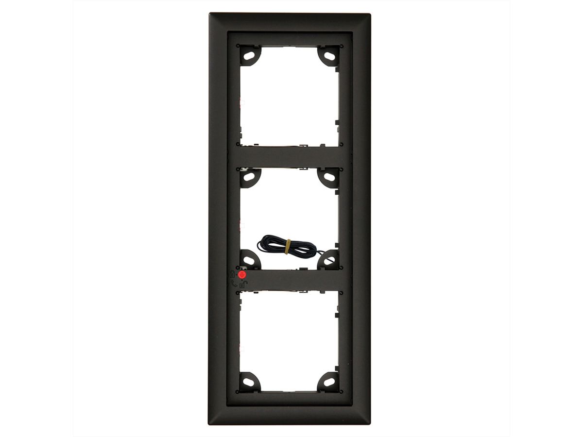 MOBOTIX 3-voudig frame zwart (MX-OPT-Frame3-EXT-BL)
