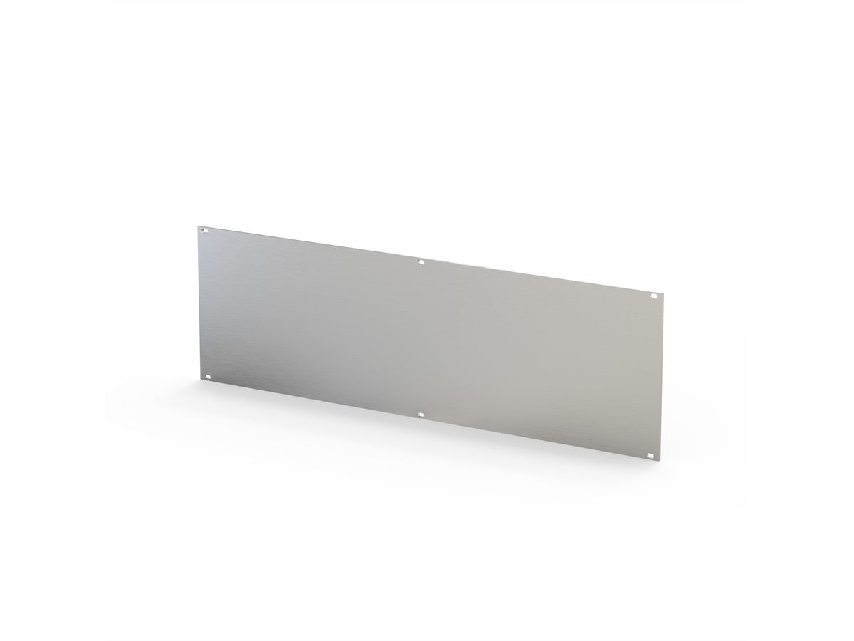 SCHROFF Front Panel, Unshielded, 3 U, 84 HP, 2.5 mm, Al, Front Anodized, Rear Conductive