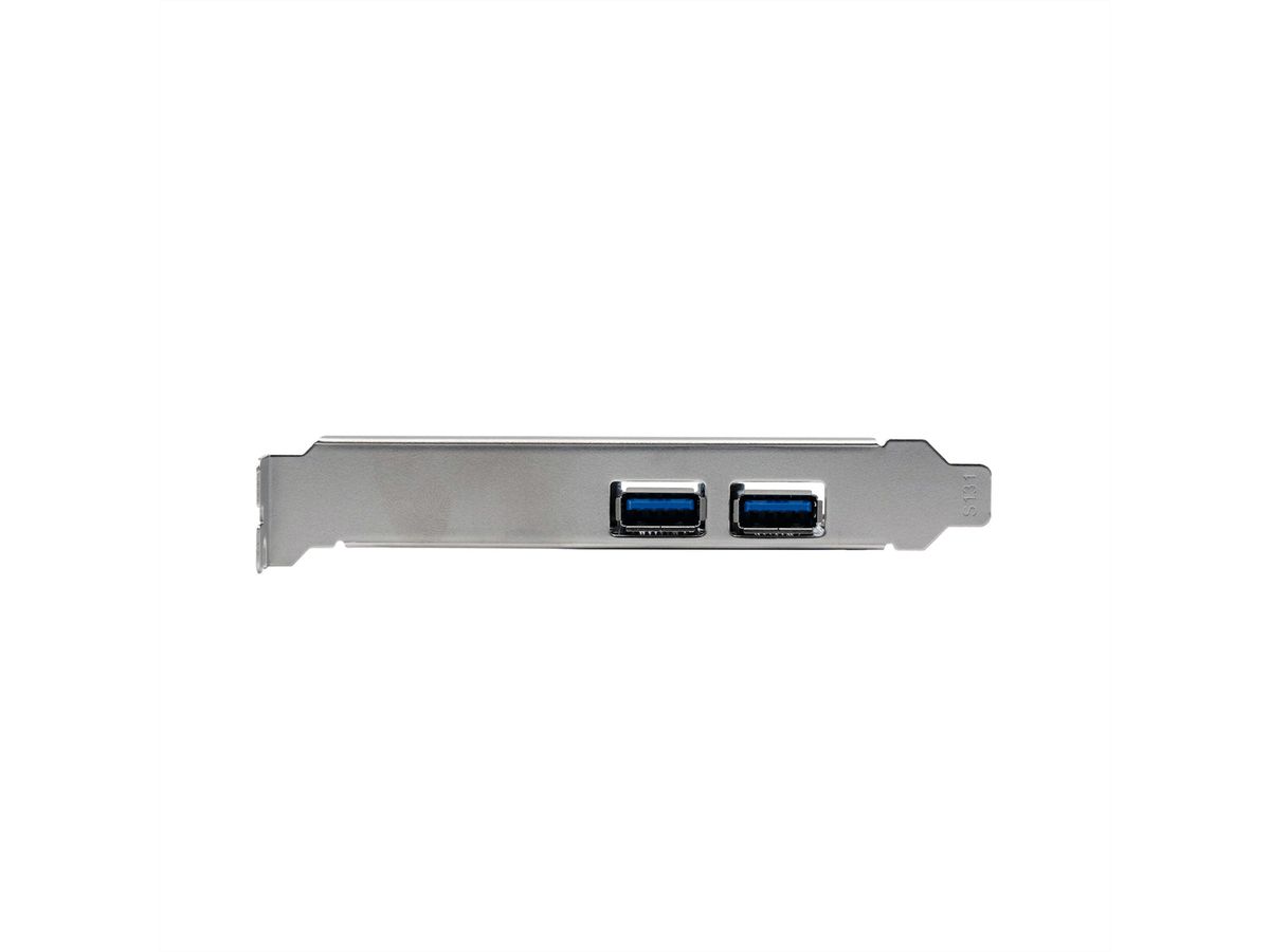 EXSYS EX-11192 2-poorts USB 3.2 Gen 1 PCIe-kaart met eigen voeding