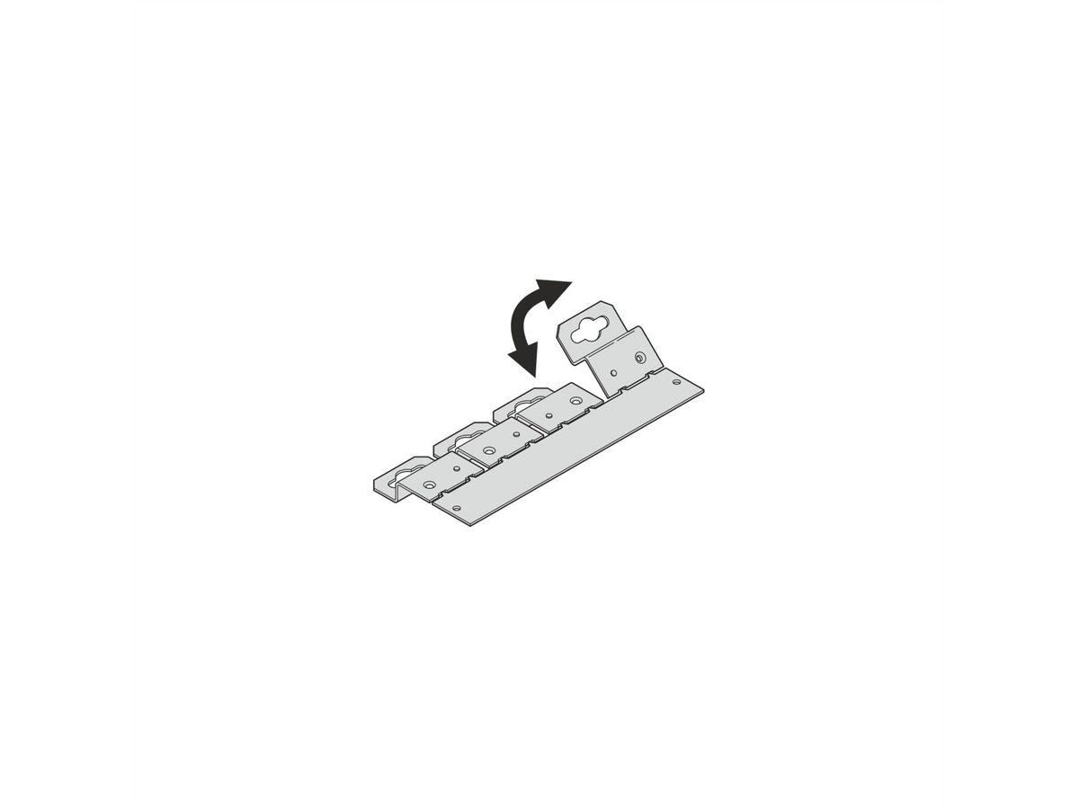 SCHROFF Mounting Bracket for Wall- or Desktop