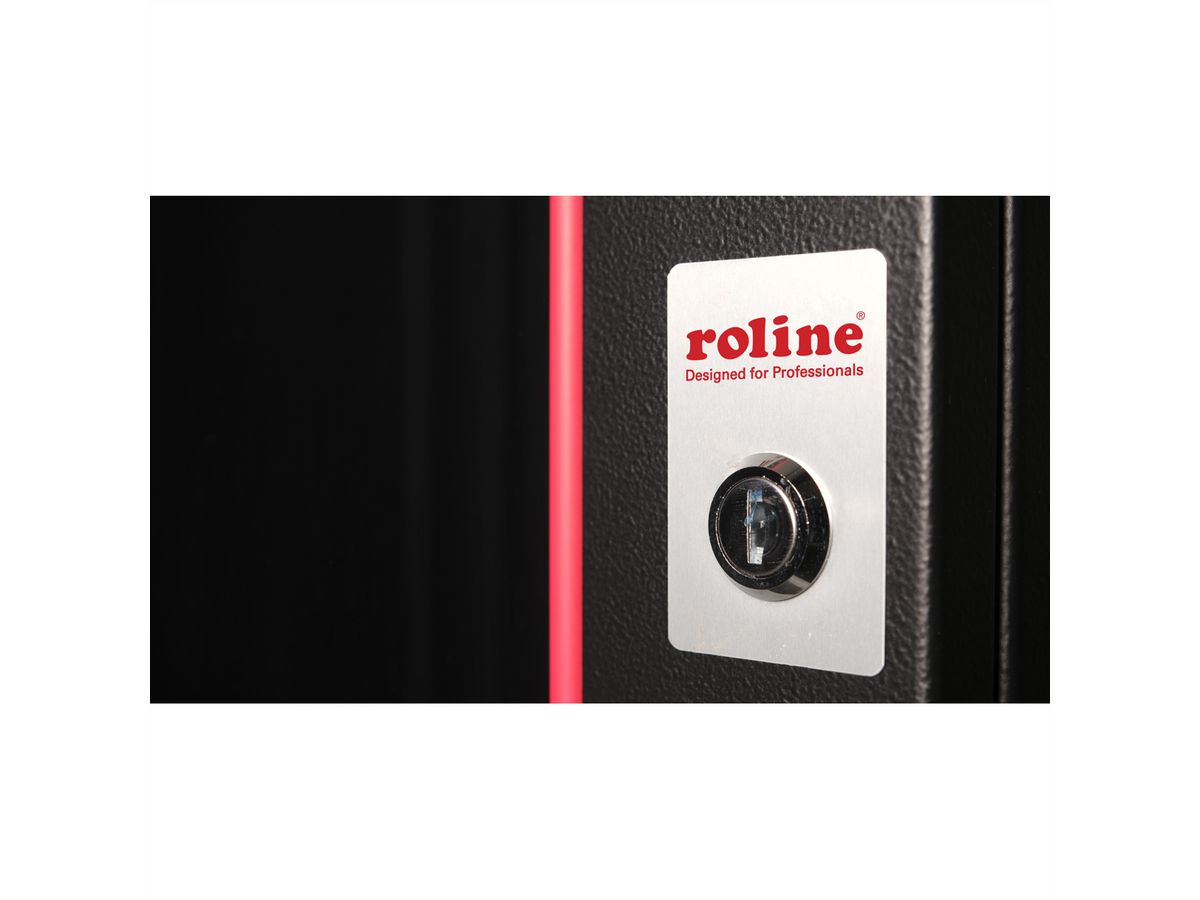 ROLINE 19-inch wandbehuizing Pro 12 U, 600x600 BxD zwart