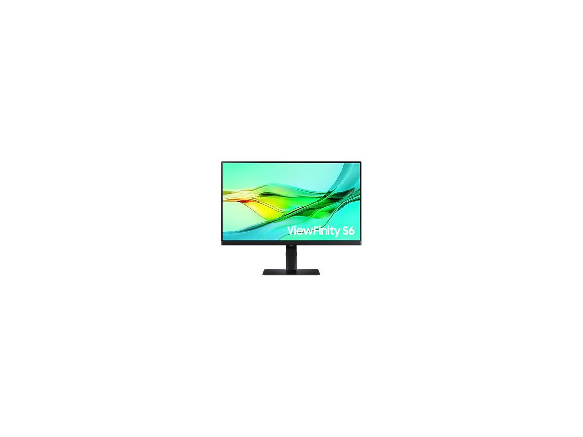 Samsung ViewFinity S6 S60UD computer monitor 61 cm (24") 2560 x 1440 Pixels Quad HD LED Zwart