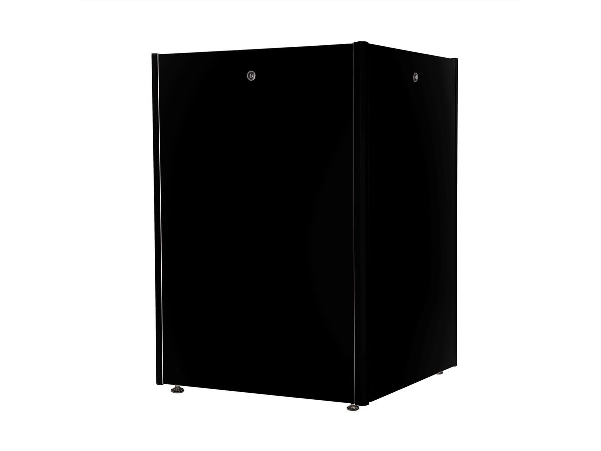 ROLINE 19-inch network cabinet Basic 22 U, 800x800 WxD glass door black