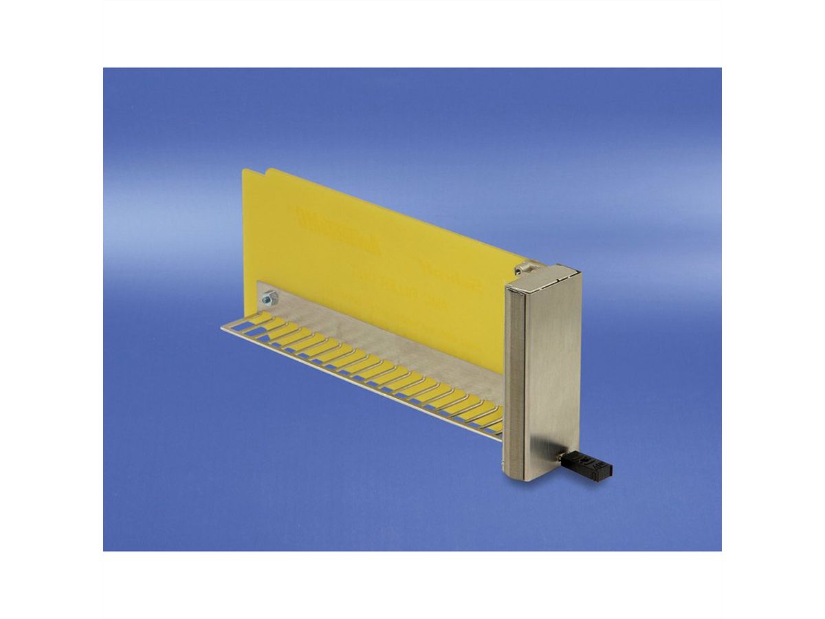 SCHROFF AMC Filler Module With Pull-Handle, Double Mid-Size, Aluminum