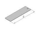 SCHROFF Frame Type Plug-In Unit Cover Plate, Without Perforation, 10 HP, 227 mm