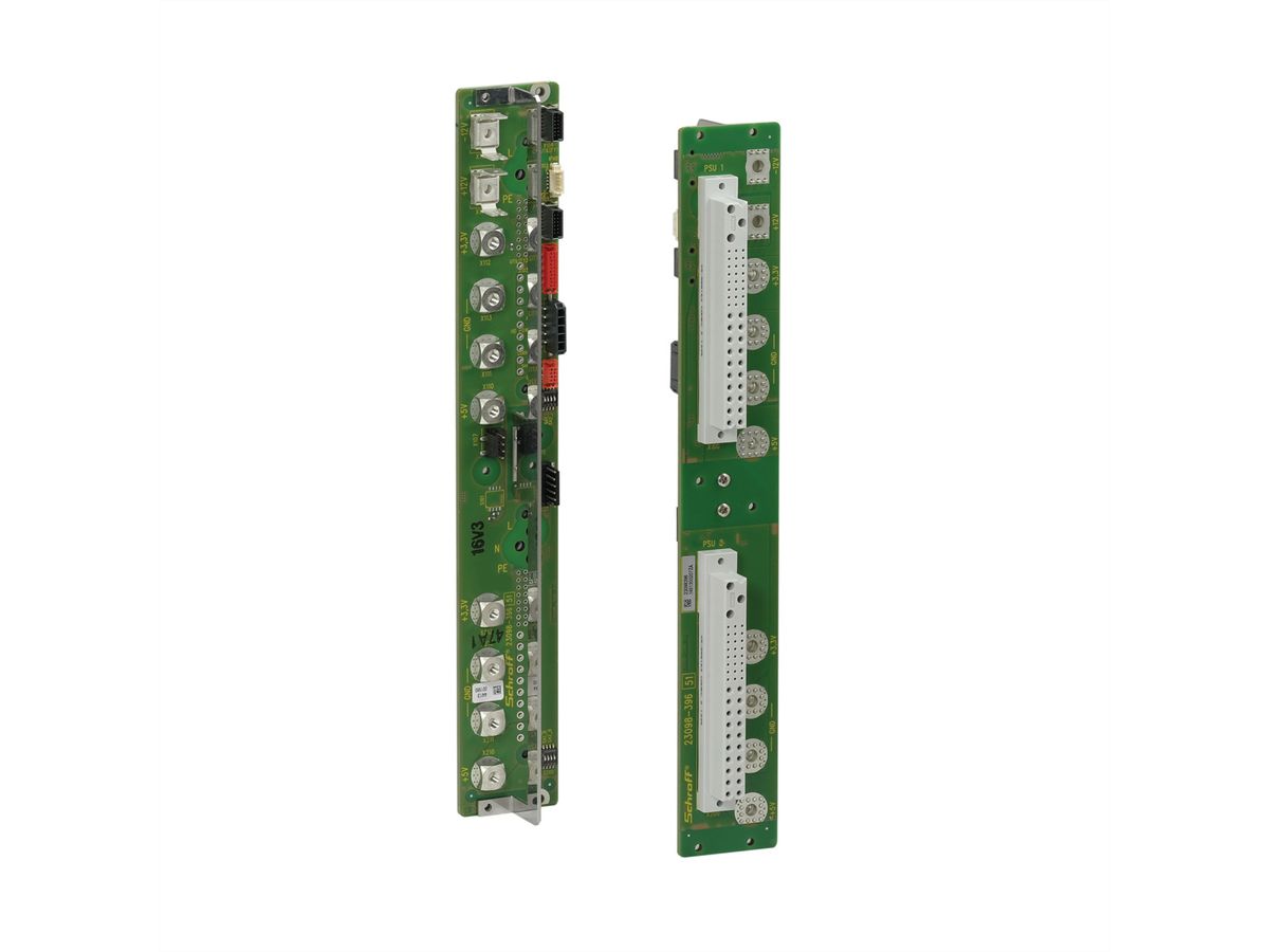 SCHROFF CPCI Power Backplane With P 47 Connector, 6 U, 8 HP, 2x P47