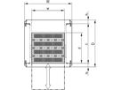 SCHROFF Varistar NET Plus kast, RAL 7035, side-by-side, 47 HE, 2200H, 600W, 1000D