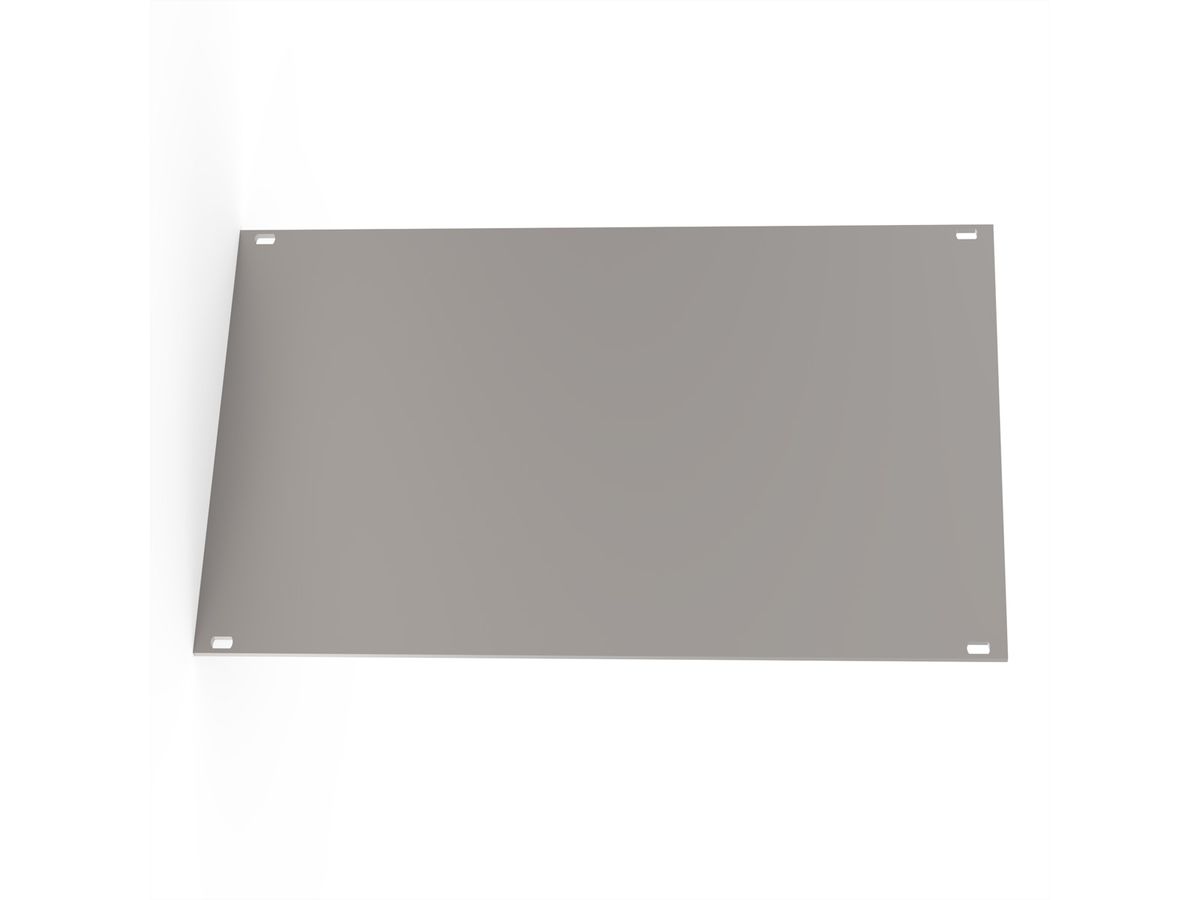SCHROFF Front Panel, Unshielded, 3 U, 42 HP, 2.5 mm, Al, Anodized, Untreated Edges