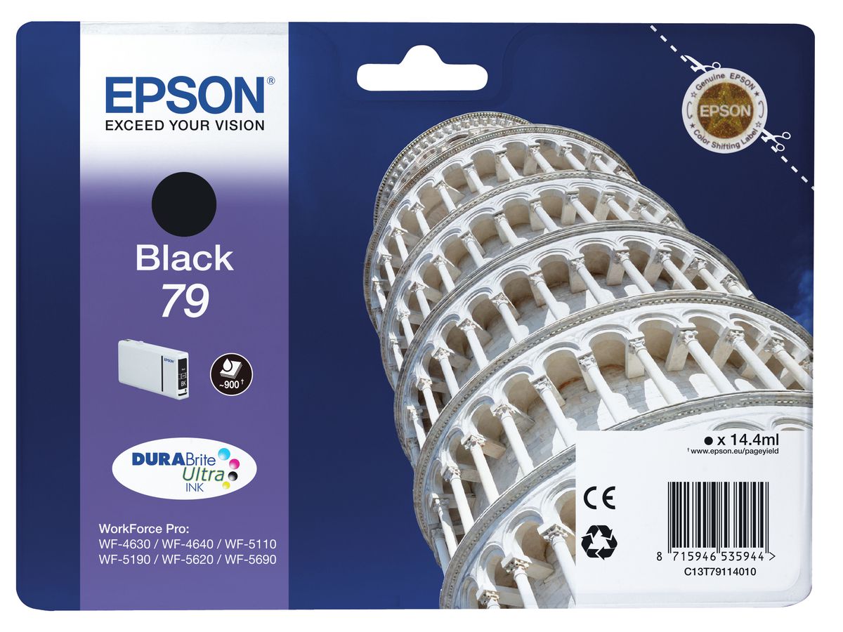 Epson Singlepack Black 79 DURABrite Ultra Ink