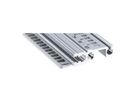 SCHROFF Horizontal Rail, Front, Type H-LD, Heavy, Long Lip, for IEEE Application, 20 HP