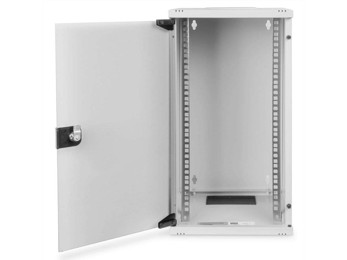 ROLINE 10-inch wall-mounted enclosure 12 U, 312x300 WxD kit grey