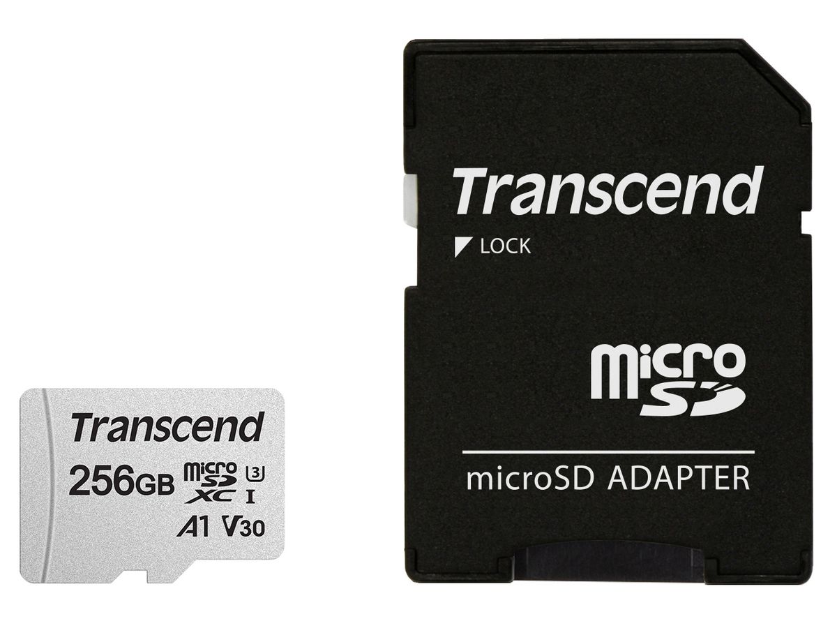 Transcend microSD Card SDXC 300S 256GB with Adapter