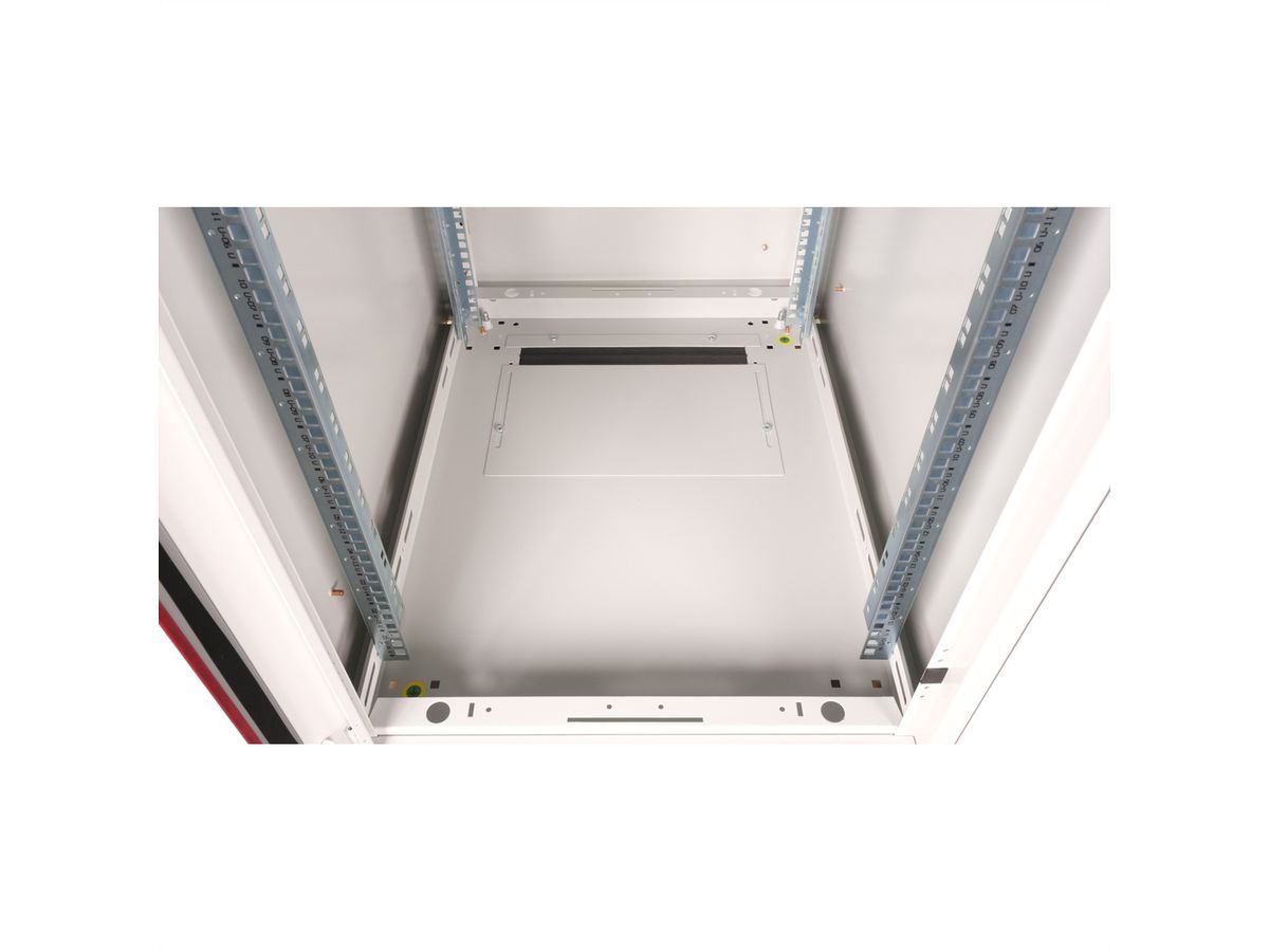 ROLINE 19-inch Network Cabinet Pro 16 U, 600x800 WxD glass door grey