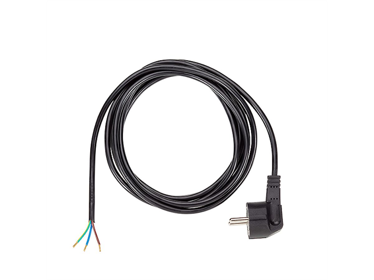 BACHMANN supply cable, H03VV-F 3G0.75, black, 2 m