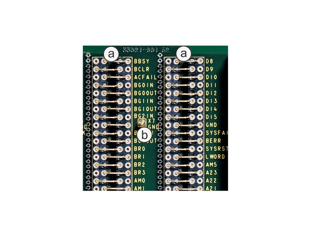 SCHROFF Test Adaptors for VMEbus, P1, P2, C96, 6 U, 160 mm