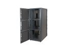 SCHROFF Varistar Colocation Cabinet, RAL 7021, 4 Compartments, 47 U, 2200H, 600W, 1000D