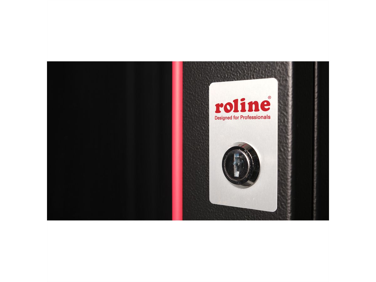ROLINE 19-inch wall-mounted housing Pro 16 U, 600x450 WxD black