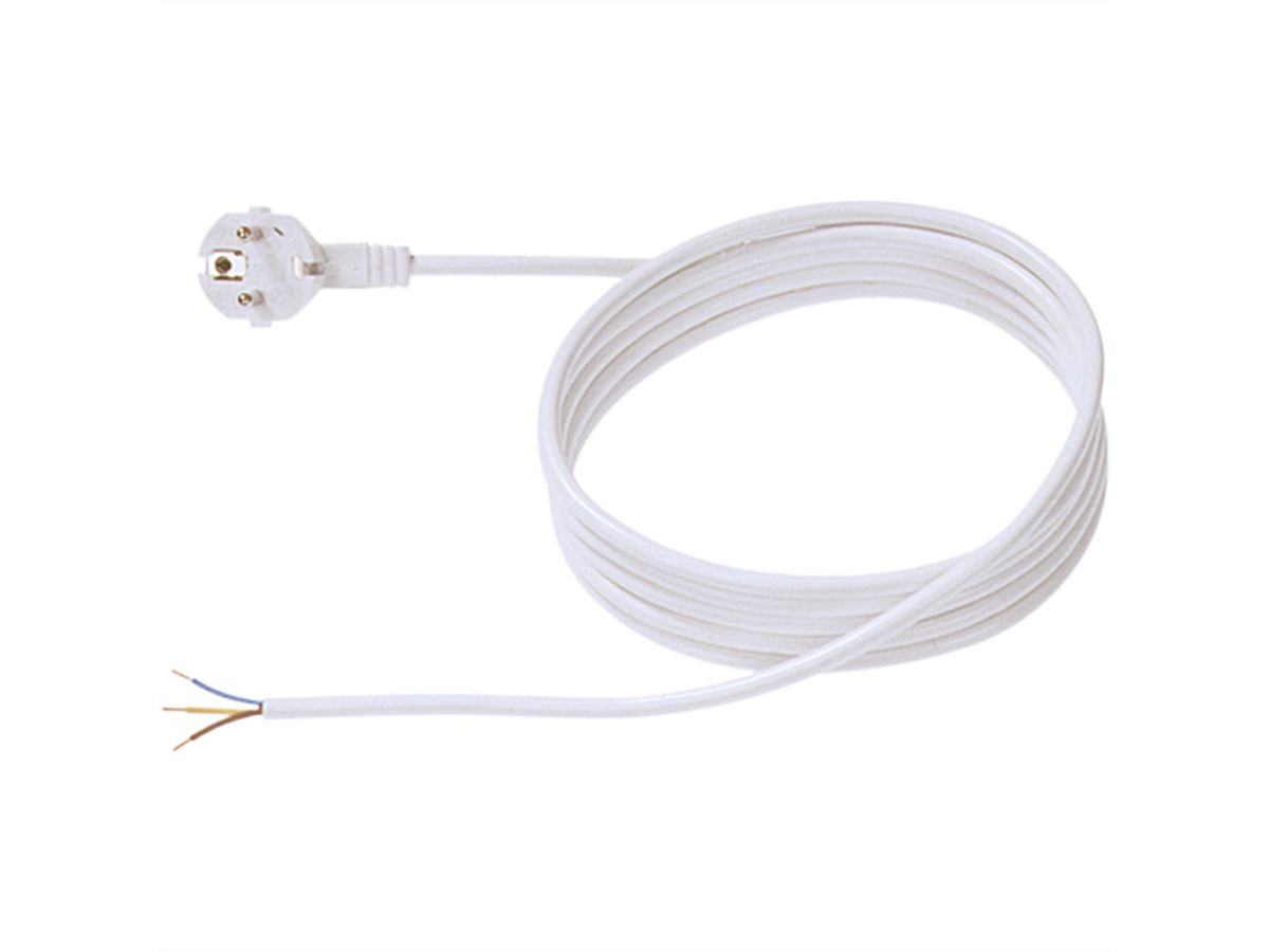 BACHMANN supply cable H05VV-F 3G1.0 3m, white, unpacked