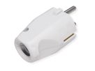 BACHMANN mounting plug, for supply cable H03VV-F3G0.75-1.0-1.5mm, white