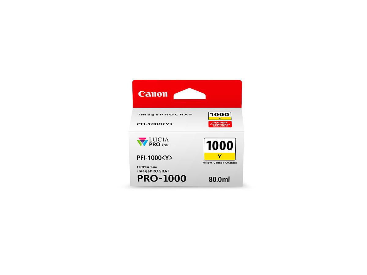 Canon PFI-1000 Y 80ml Geel
