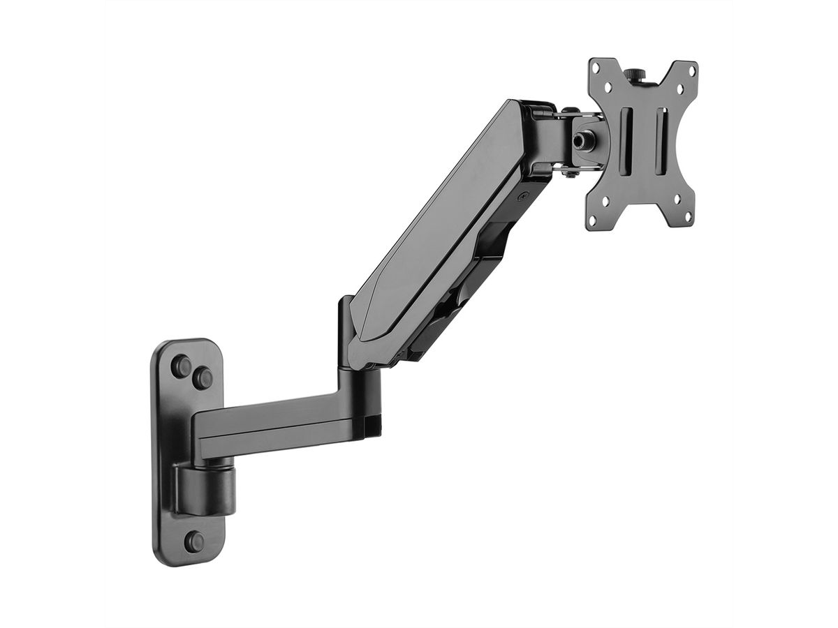 VALUE LCD Monitor Arm, Wall Mount, 5 Joints, Pivot, black