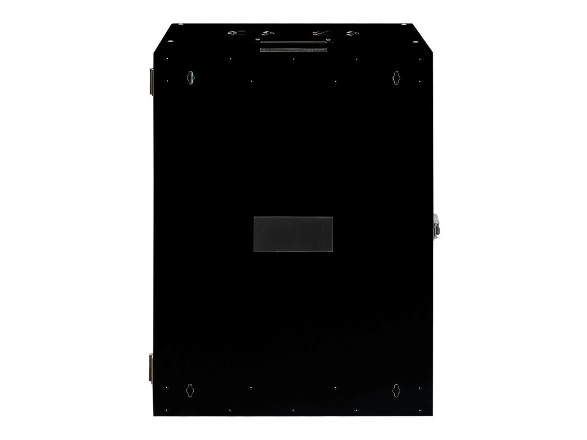 ROLINE 19-inch wandbehuizing Pro 16 U, 600x600 BxD tweedelig draaibaar zwart