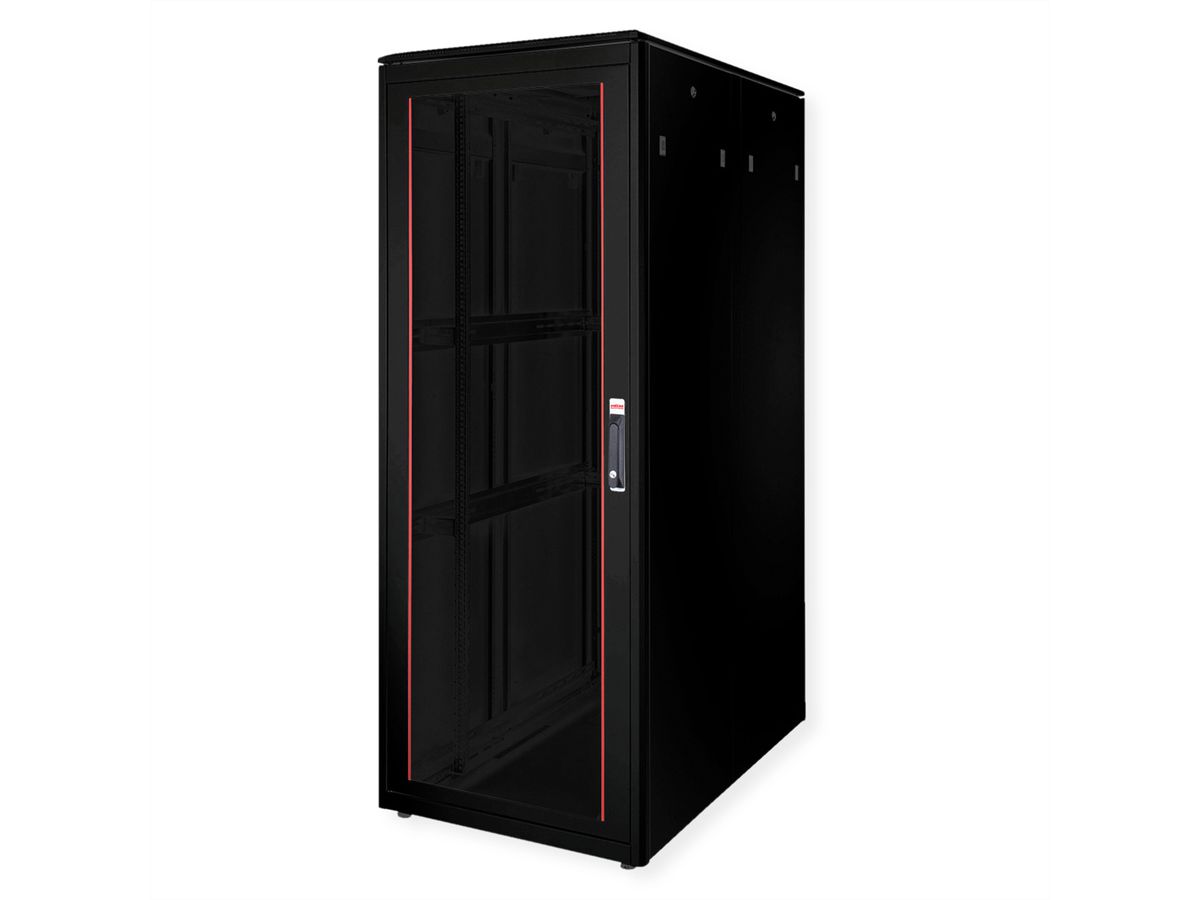 ROLINE 19-inch Network Cabinet Pro 42 U, 800x1200 WxD Glass door black