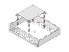 SCHROFF Interscale Adhesive Board Mounting Studs, Height 9 mm