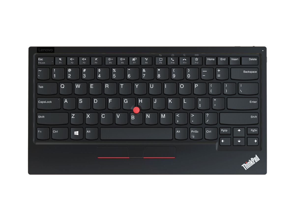 Lenovo ThinkPad Trackpoint II keyboard Universal RF Wireless + Bluetooth QWERTY English Black