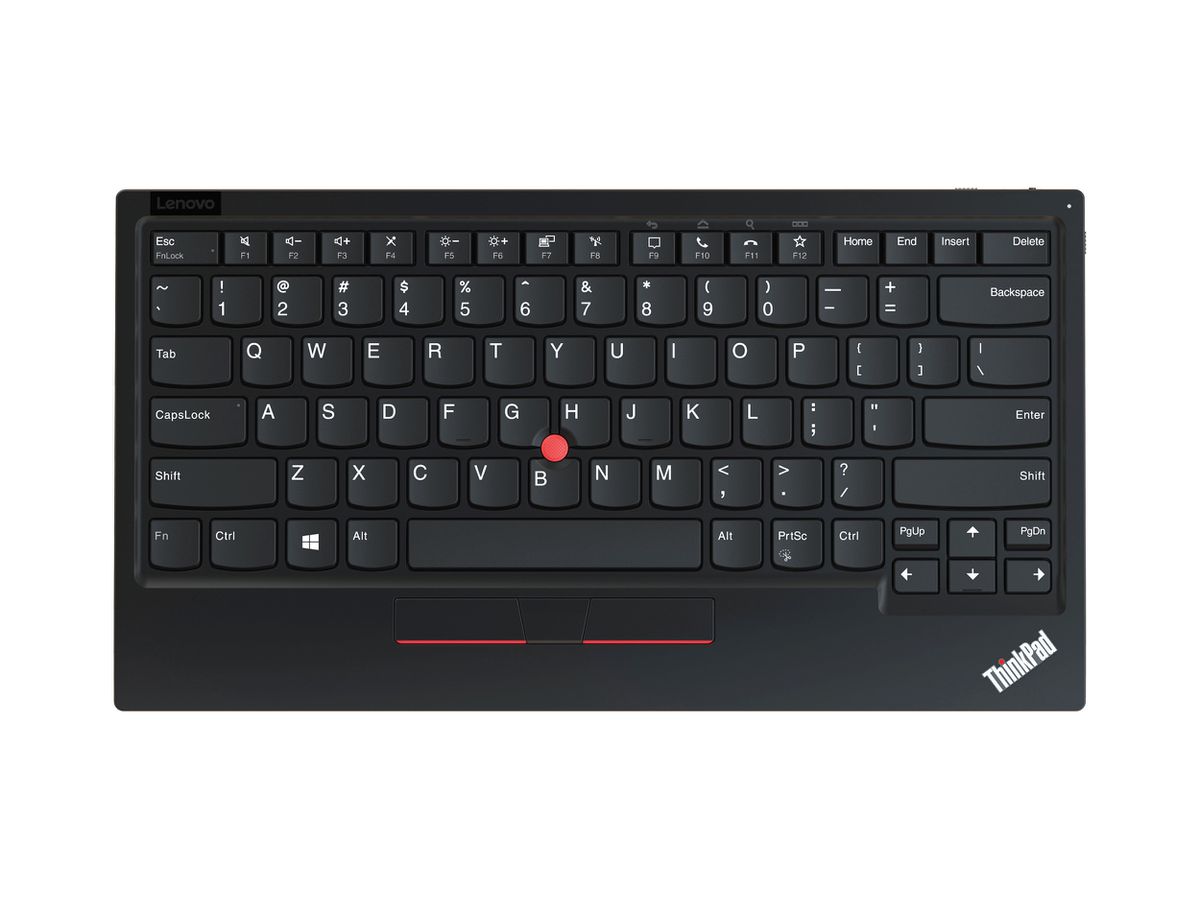 Lenovo ThinkPad Trackpoint II toetsenbord Universeel RF-draadloos + Bluetooth QWERTY Engels Zwart