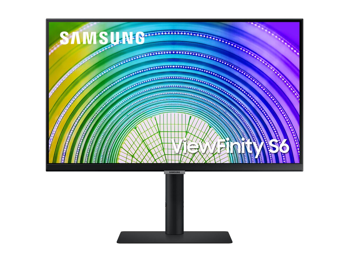 Samsung ViewFinity S6 S60UA computer monitor 61 cm (24") 2560 x 1440 pixels Quad HD LCD Black