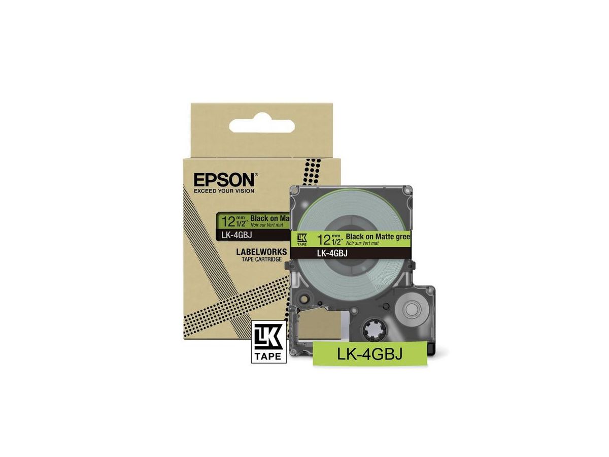 Epson LK-4GBJ Black, Green