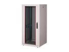 ROLINE 19-inch network cabinet Basic 26 U, 600x600 WxD glass door grey