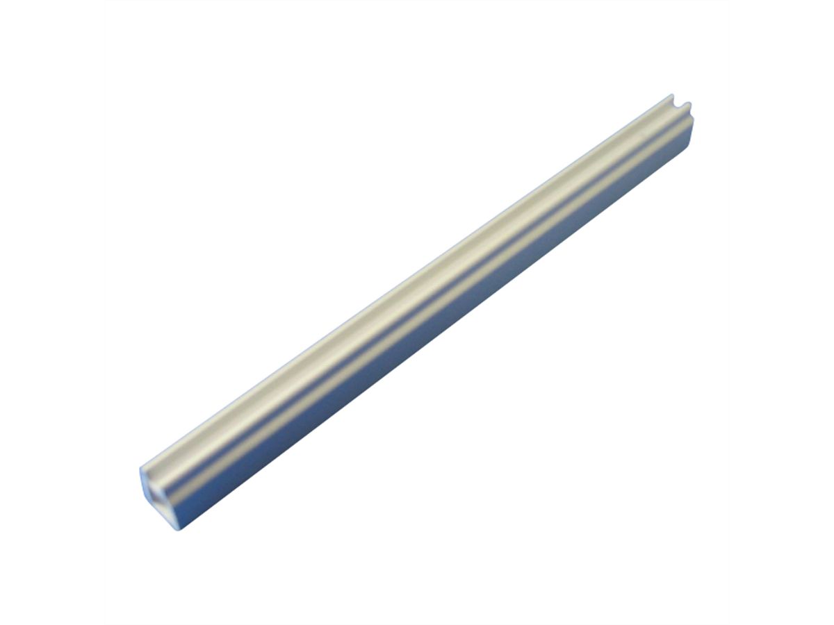 SCHROFF geleiderail meerdelig, middenstuk, aluminium extrusie, 280 mm, 2 mm groefbreedte, zilver, 10 stuks