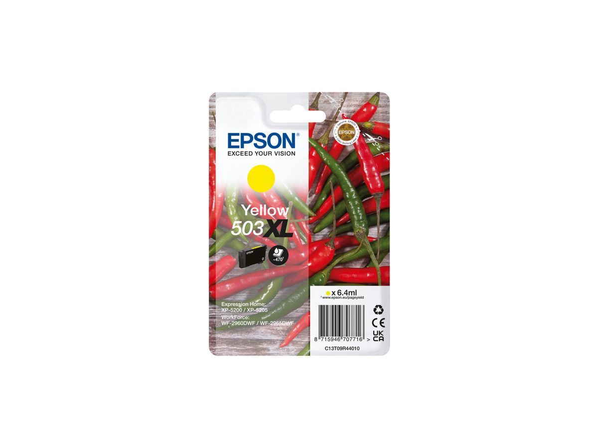 Epson 503XL inktcartridge 1 stuk(s) Origineel Hoog (XL) rendement Geel
