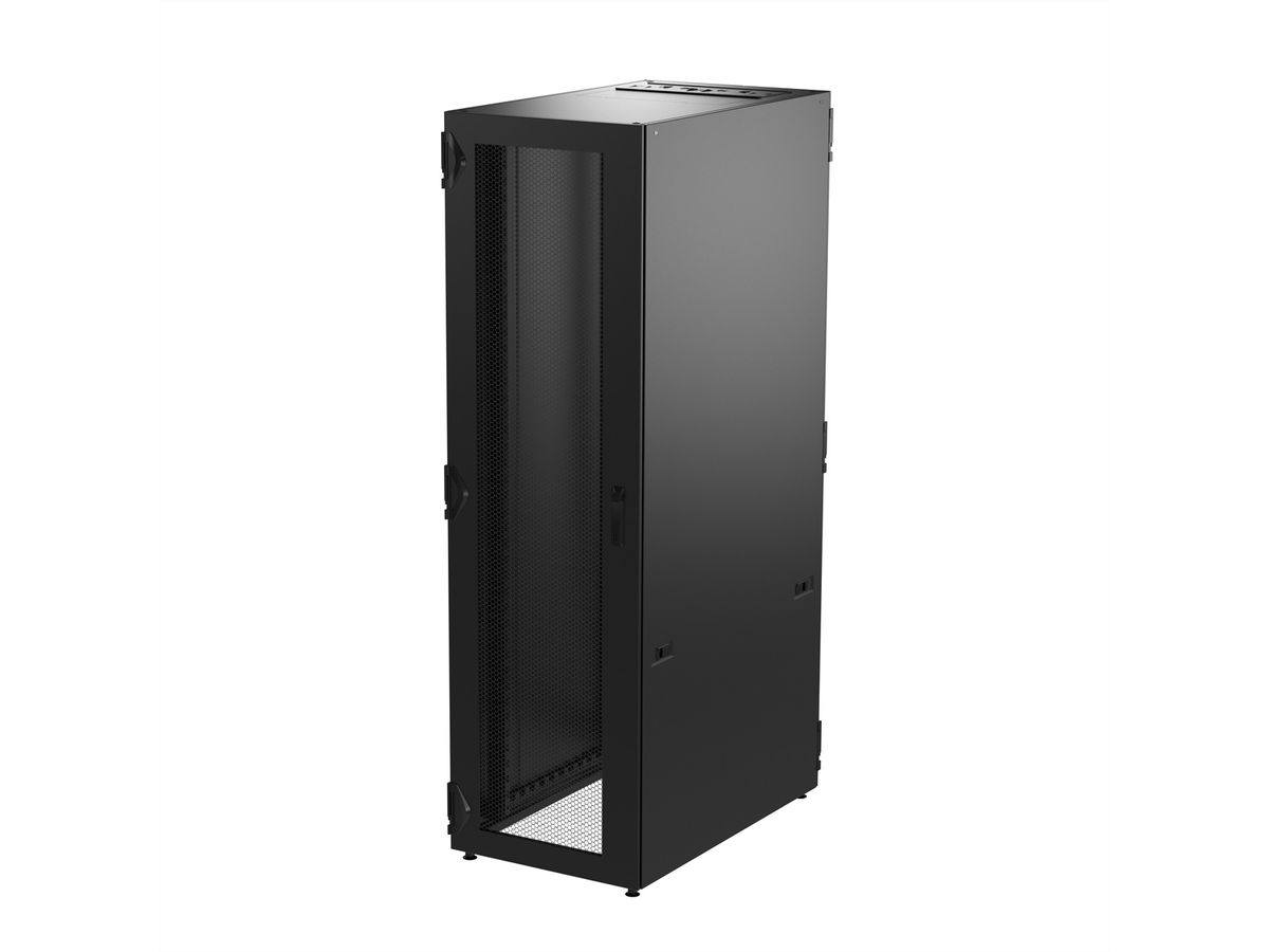 SCHROFF Varistar CP Server Cabinet, RAL 7021, With Castors, 42 U, 2000H, 600W, 1200D