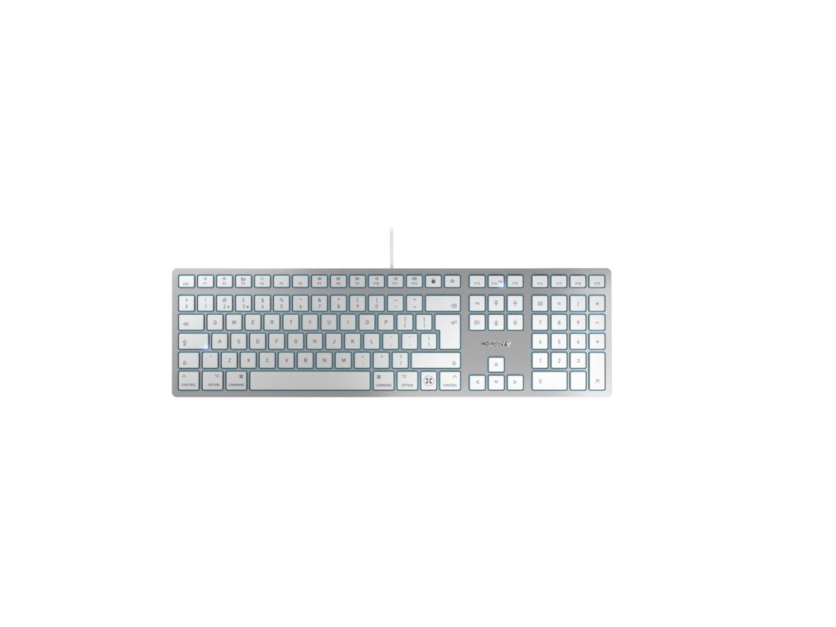 CHERRY KC 6000C FOR MAC keyboard Universal USB QWERTY English Silver