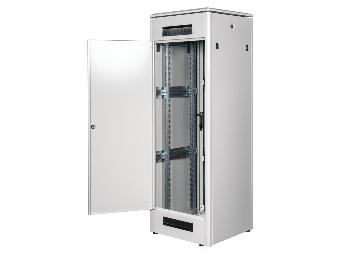ROLINE 19-inch Network Cabinet Pro 36 U, 600x600 WxD glass door grey