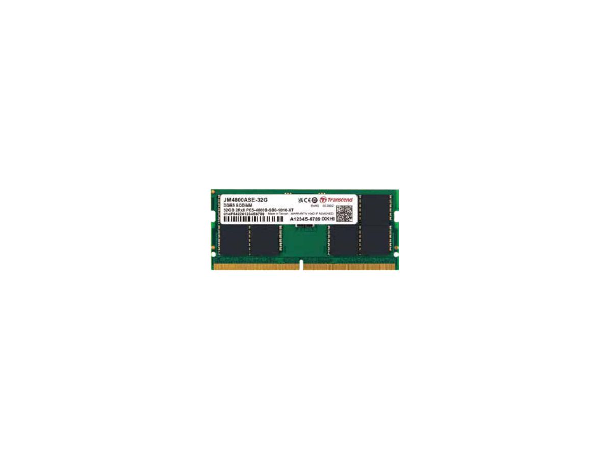 Transcend JetMemory JM4800ASE-16G geheugenmodule 16 GB 1 x 16 GB DDR5 4800 MHz