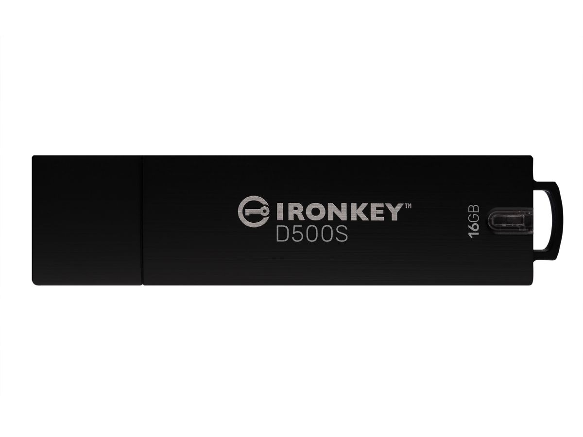 Kingston Technology IronKey 16GB D500S FIPS 140-3 Lvl 3 (Pending) AES-256